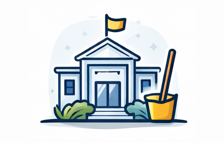 Government building cleaning